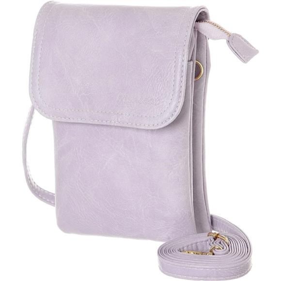 Handbags - Roomy Pockets Small Crossbody Bags Cell Phone Wallet Bigger-light Purple